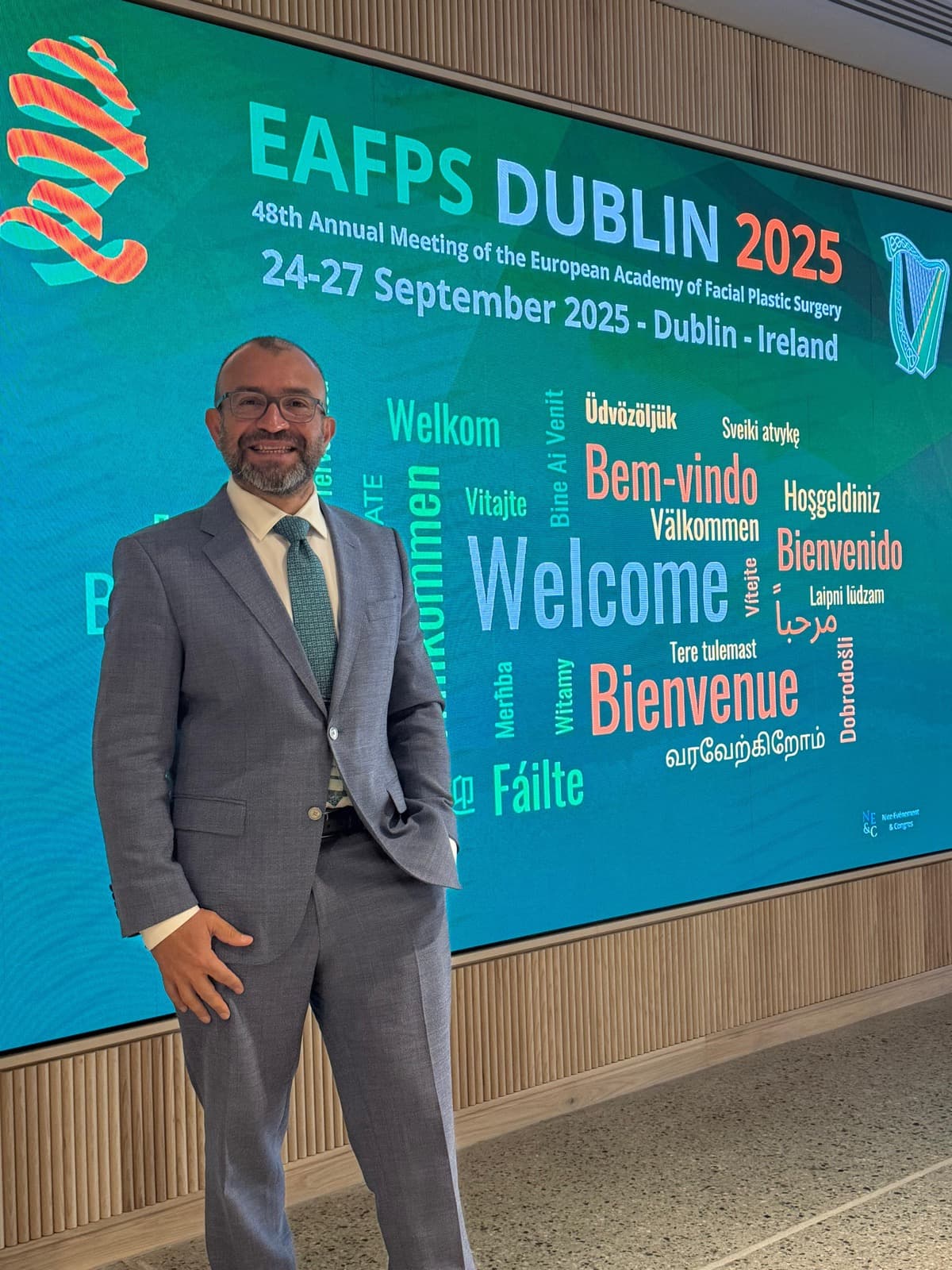 Mr Anwar at the EAFPS annual meeting in Dublin, 2025